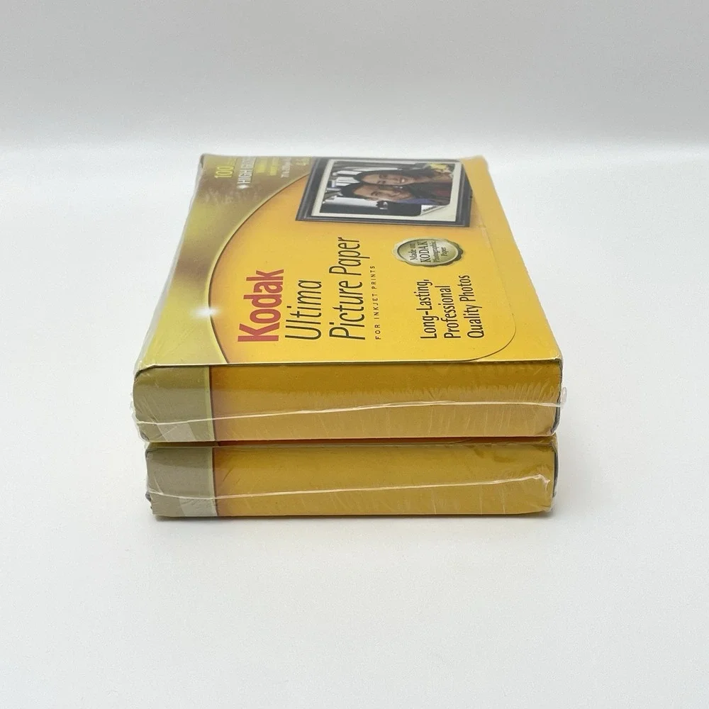 NEW Set Of 2‎ Packs Kodak Ultima Photo Picture Paper 100 Sheet High Gloss 4x6